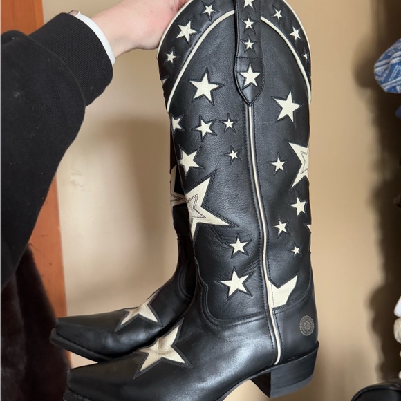 Ranch Road Presidio Liberty Black Boots - Picture 5 of 11